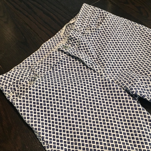 Zara White & Blue Pattern Skinny Jeans - Picture 12 of 14